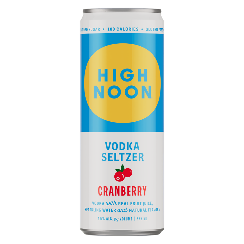 High Noon Cranberry 355ml 4pk can